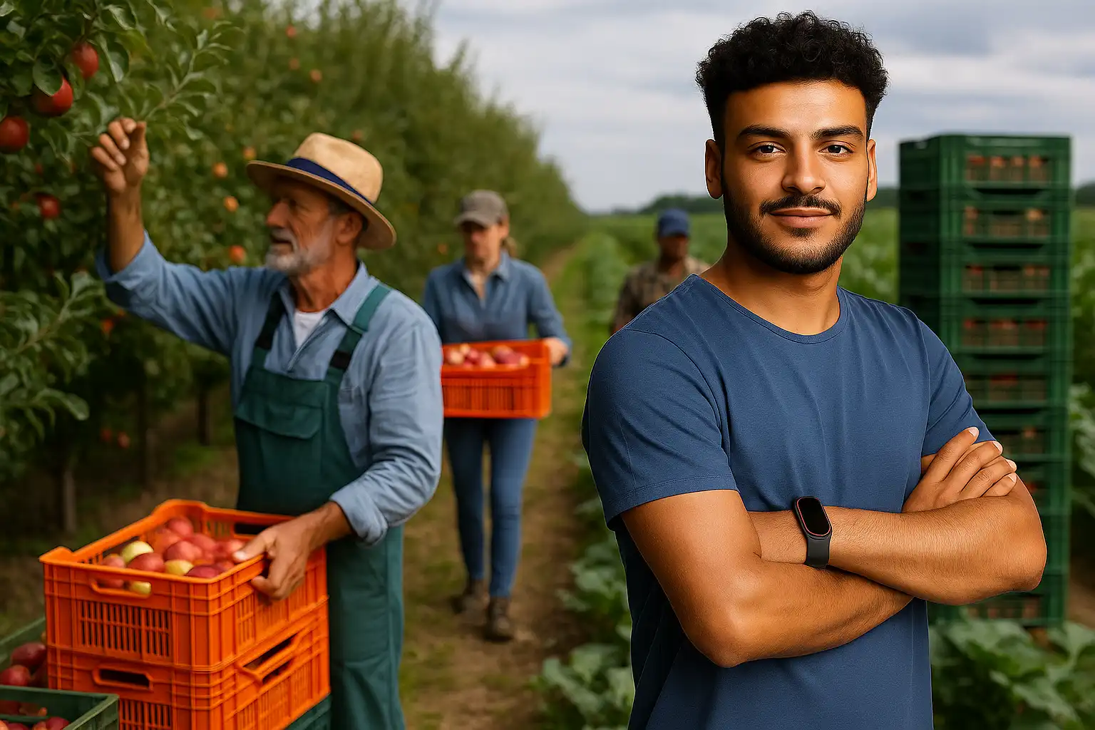 Fornitura di operai stagionali per raccolta frutta e verdura.